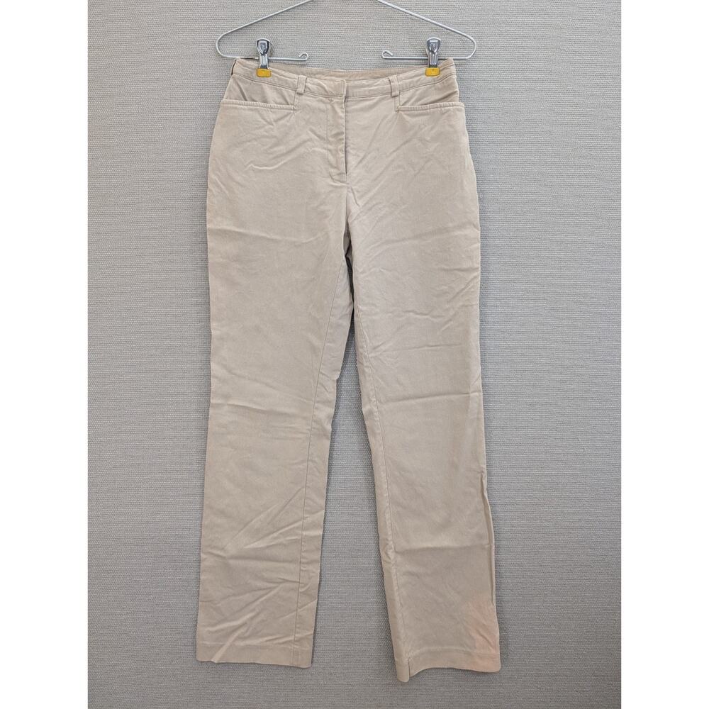 Express World Brand Pants Size 1/2 Beige Stretch Bootcut